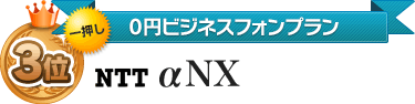 3位 NTT αNX